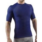Sub Sports Mens Elite RX Short Sleeve Compression Top Running Tops - Blue