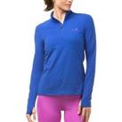 Ronhill Womens Core Thermal Half Zip Long Sleeve Running Top Tops - Blue