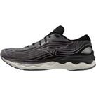 Mizuno Mens Wave Skyrise 4 Running Shoes Trainers Jogging Sports Comfort - Grey