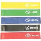 Fitness Mad (Set Of 5) Mini Power Loops Resistance Bands