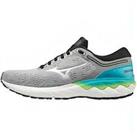 Mizuno Womens Wave Skyrise Running Shoes Trainers Jogging Sports Lace Up - Grey