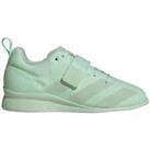 adidas Womens AdiPower II Weightlifting Shoes Trainers Sports Lace Up - Green