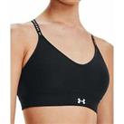 Under Armour Womens Infinity Low Covered Sports Training Bra - Black