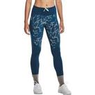 Under Armour OutRun The Cold Womens Long Running Tights - Blue - M Regular