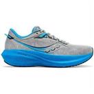 Saucony Womens Triumph 21 Running Shoes Trainers Jogging Training Workout - Grey