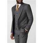 Jeff Banks Grey Pick And Pick Regular Fit Men's Suit Jacket