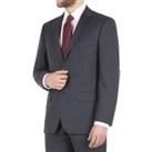 Pierre Cardin Navy Blue Check Regular Fit Men's Suit Jacket