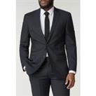 J by Jasper Conran Navy Blue Stripe Tailored Fit Men's Suit Jacket