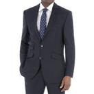 Pierre Cardin Navy Blue Alt Stripe Regular Fit Men's Suit Jacket