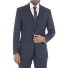 Pierre Cardin Navy Blue Birdseye Regular Fit Men's Suit Jacket