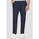 J by Jasper Conran Blue Donegal Tailored Fit Men's Trousers