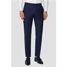 Alexandre of England Weston Navy Twill Blue Men's Tailored Fit Suit Trousers