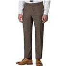 Racing Green Brown Donegal Tailored Men's Trousers