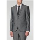 Limehaus Skinny Fit Silver Grey Men's Suit Jacket