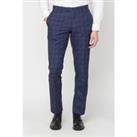 Alexandre of England Vessey Airforce Check Blue Men's Trousers