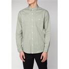 Green Melka Mens Oxford Shirt, Long Sleeve