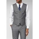 Scott & Taylor Occasions Grey Plain Adjustable Fit Waistcoat
