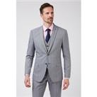 Limehaus Slim Fit Blue with Pink Overcheck Men's Suit Jacket
