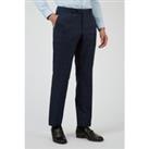 Racing Green Navy Blue Mono Checked Men's Trousers