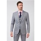 Limehaus Regular Fit Blue With Pink Overcheck Men's Suit Jacket