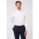 White Racing Green Mens Shirt, Slim fit, Double Cuff