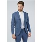 Selected Homme Tailored Fit Blue Stripe Men's Suit Jacket