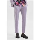 Selected Homme Slim Fit Purple Men's Suit Trousers