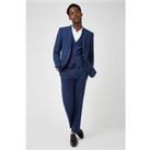 Limehaus Blue Linen Men's Suit Jacket