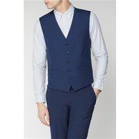 Limehaus Slim Fit Bright Blue Waistcoat by Suit Direct