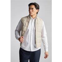 Limehaus Zip Through Gilet, Beige