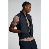 Limehaus Zip Through Gilet, Navy