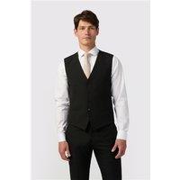 Limehaus Slim Fit Black Waistcoat