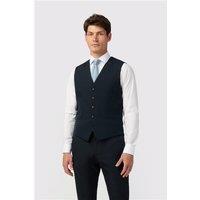 Limehaus Slim Fit Navy Blue Waistcoat