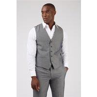 Limehaus Slim Fit Silver Grey Waistcoat