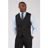 Limehaus Regular Fit Black Waistcoat by Suit Direct