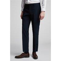 Limehaus Regular Fit Navy Blue Men's Trousers by Suit Direct