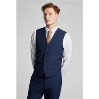 Limehaus Regular Fit Blue Waistcoat by Suit Direct