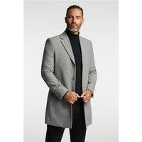 Jeff Banks Grey Overcoat by Suit Direct