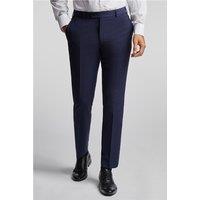 Jeff Banks Regular Fit Navy Blue Travel Men's Suit Trousers by Suit Direct