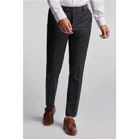 Jeff Banks Regular Fit Charcoal Grey Travel Men's Suit Trousers by Suit Direct