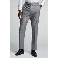 Antique Rogue Regular Fit Grey Subtle Check Men's Trousers by Suit Direct