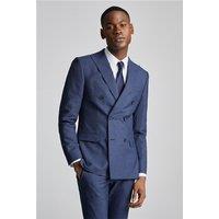 Antique Rogue Slim Fit Navy Blue Scratch Double Breasted Men's Suit Jacket by Suit Direct