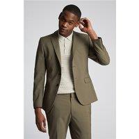 Farah Slim Fit Danbury Pale Moss Green Men's Suit Jacket by Suit Direct