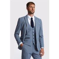 Marc Darcy Slim Fit Bromley Sky Blue Check Men's Suit Jacket