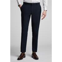 Limehaus Tailored Fit Navy Blue Men's Trousers