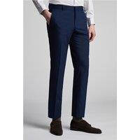 Limehaus Tailored Fit Blue Men's Trousers