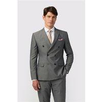Limehaus Slim Fit Silver Double Breasted Men's Suit Jacket
