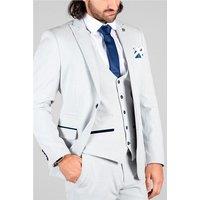 Marc Darcy Slim Fit Bromley Stone Check Men's Suit Jacket