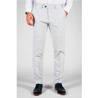 Marc Darcy Slim Fit Bromley Stone Check Men's Trousers, Beige