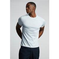 Limehaus 100% Egyptian Organic Cotton Crew Neck Regular Fit T-Shirt, Egyptian Cotton, Blue